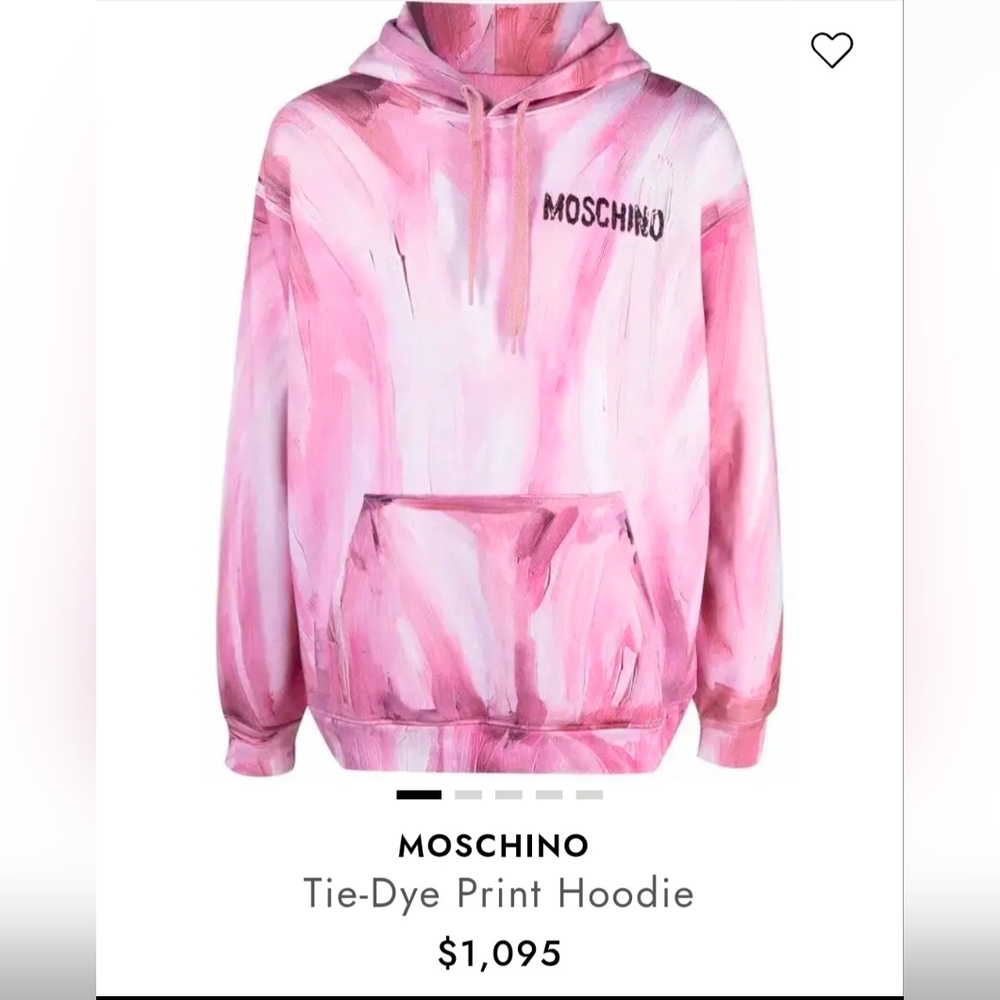 Moschino Pink Hoodie - Picture 3 of 10